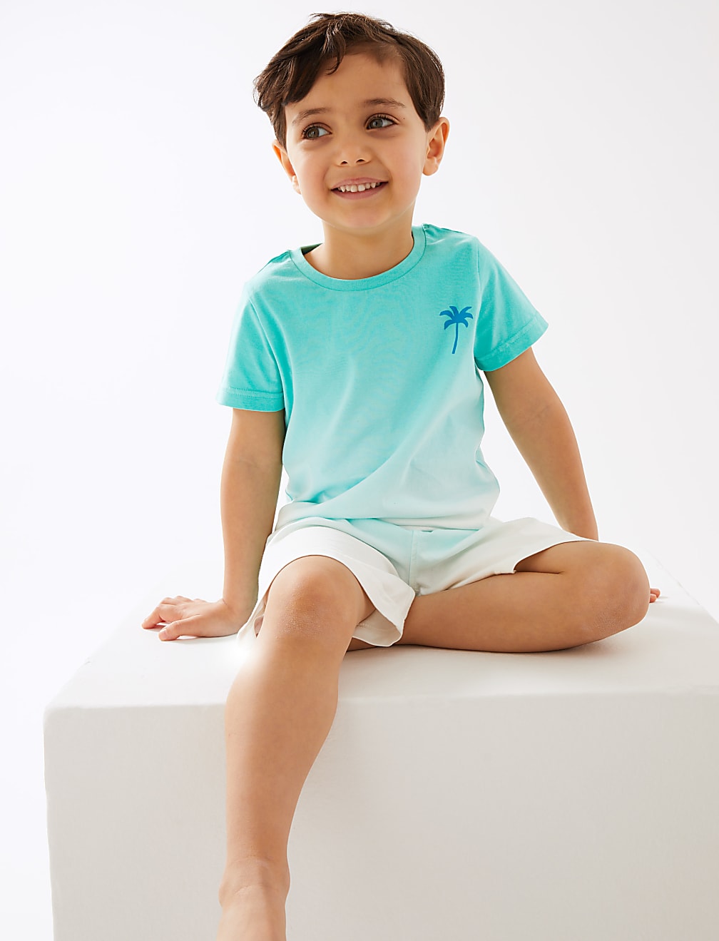 2pk Pure Cotton Tie Dye Short Pyjama Sets (12 Mths - 7 Yrs)