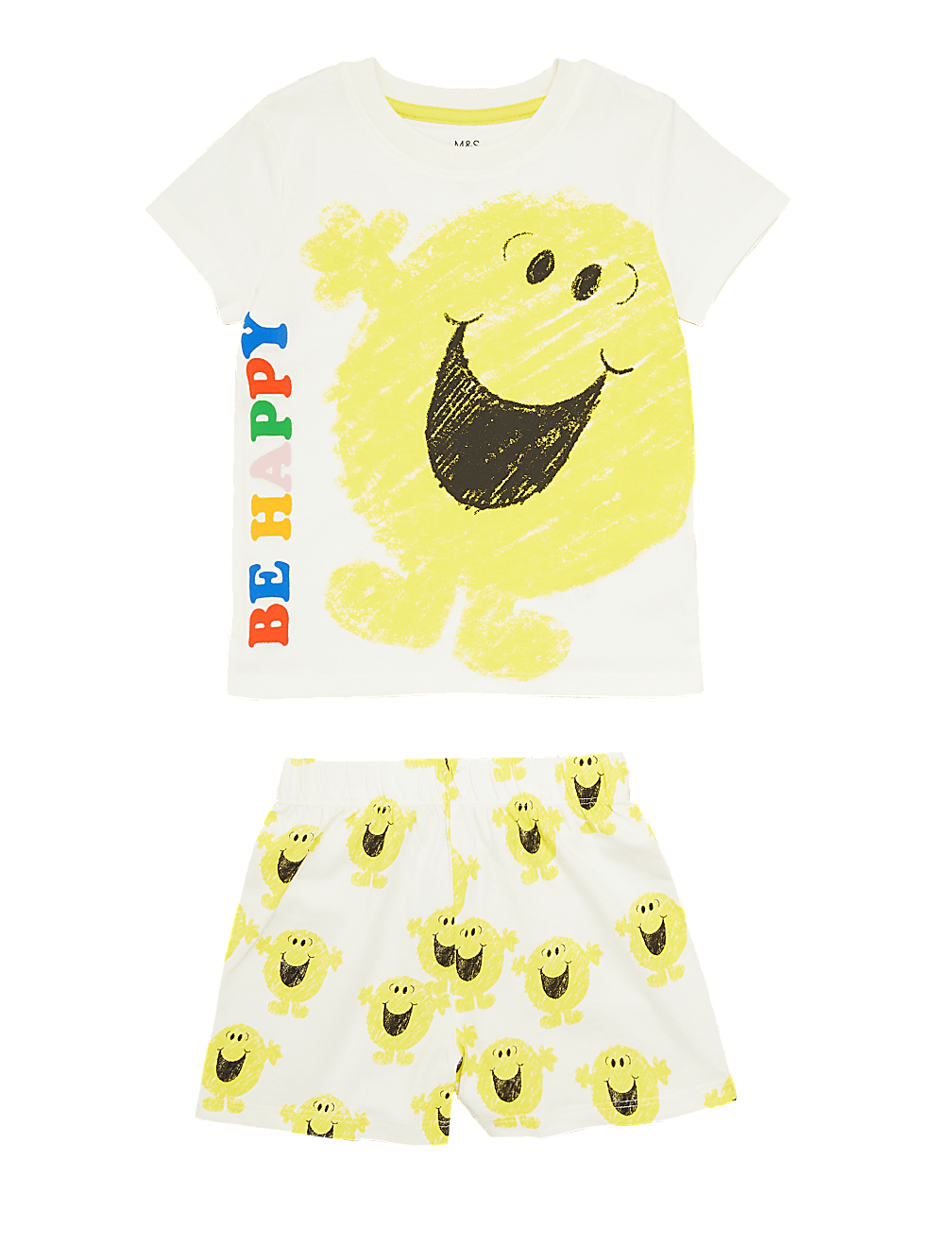 Pure Cotton Mr Men&trade; Short Pyjama Set (1-7 Yrs)