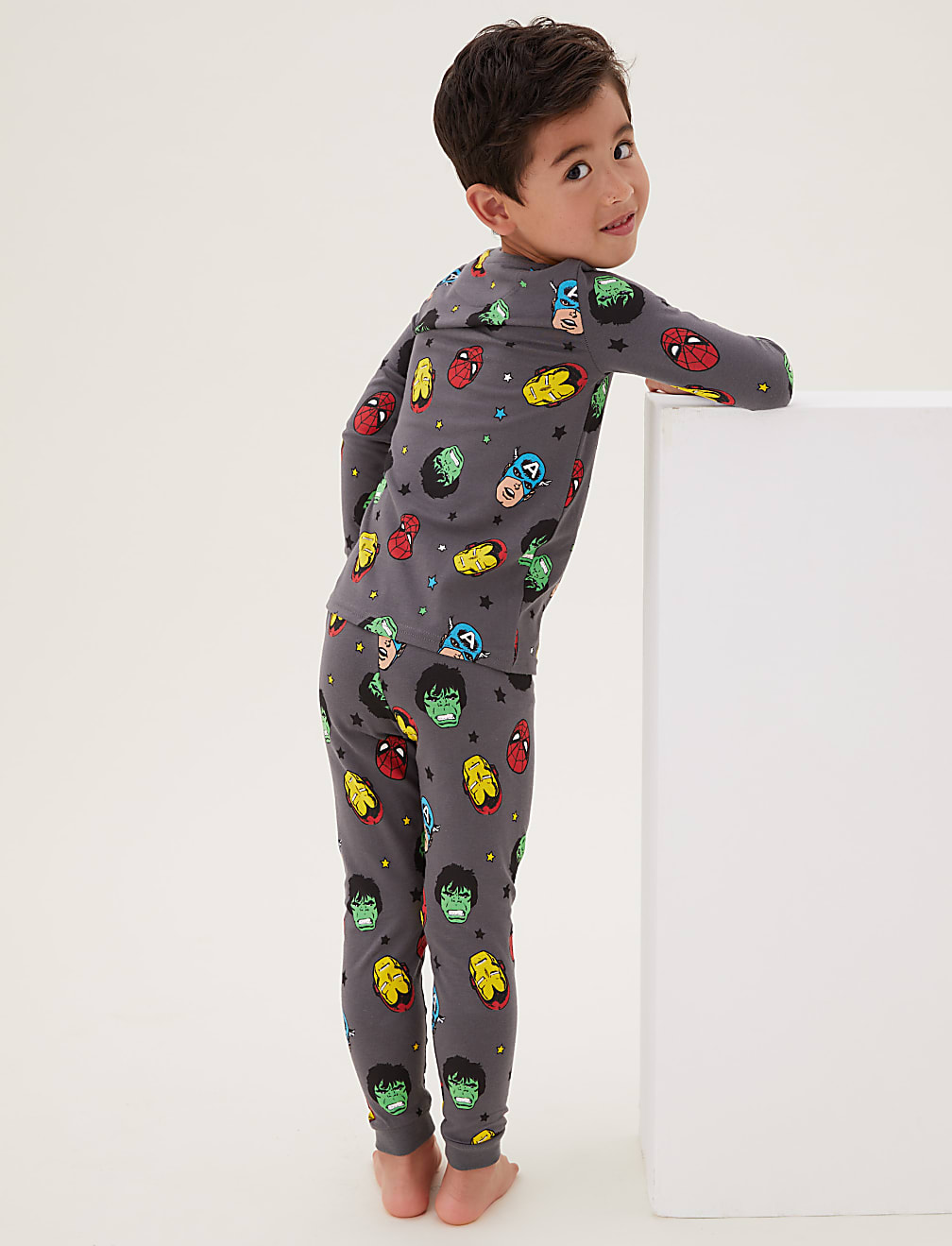 Marvel™ Cotton Pyjamas (3-12 Yrs)