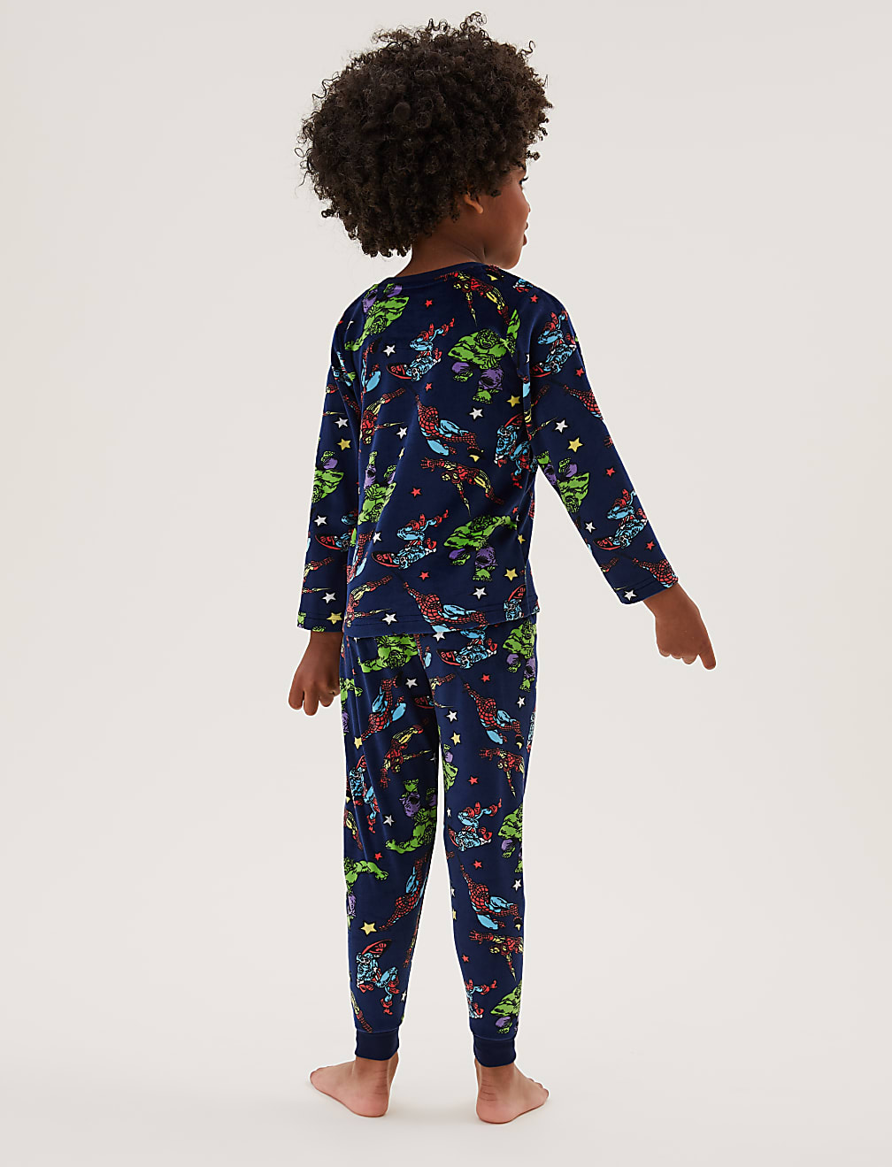 Marvel Superheroes™ Velour Cotton Pyjamas (3-8 Yrs)