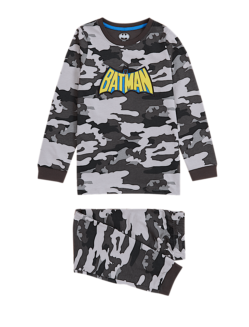 Pure Cotton Batman™ Camouflage Pyjamas (3-12 Yrs)