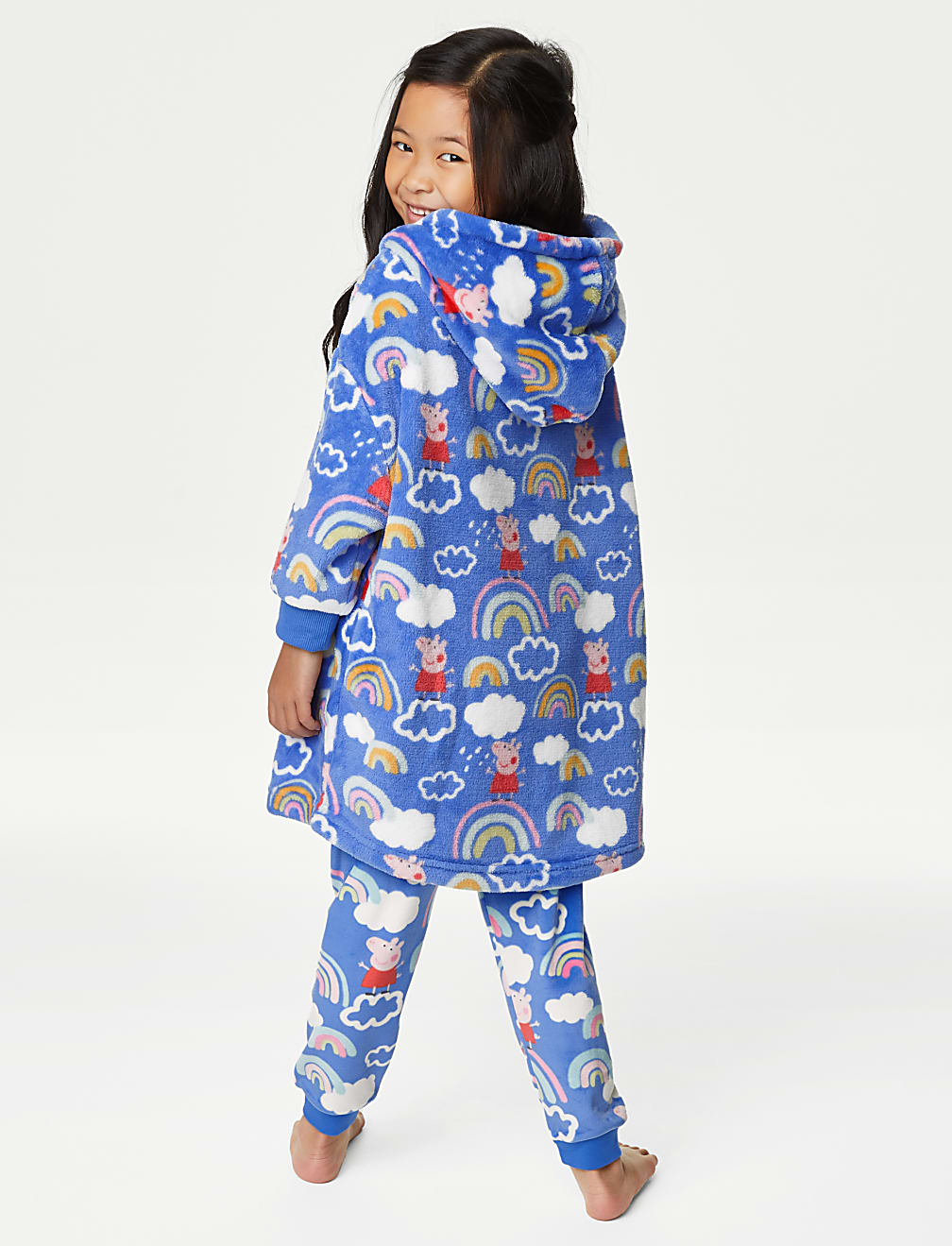 Peppa Pig™ Oversized Fleece Hoodie (3-8 Yrs)
