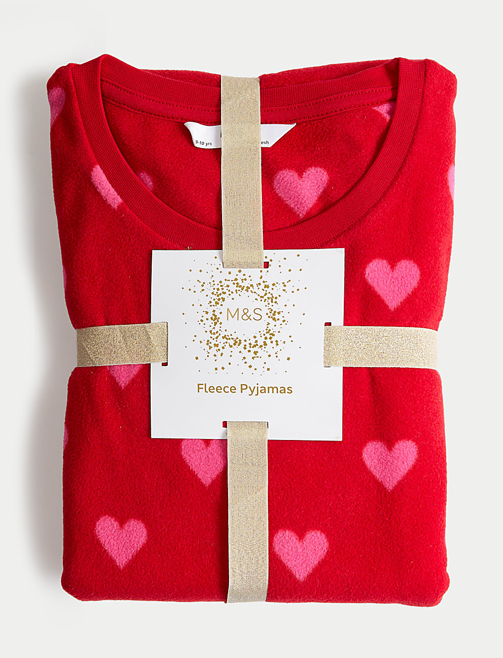 Fleece Heart Pyjamas (1-16 Yrs)