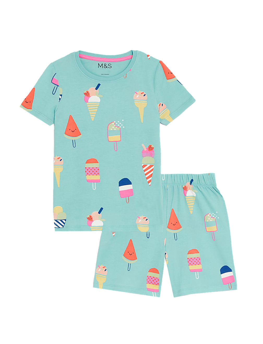 Cotton Rich Ice Cream Short Pyjama Set
