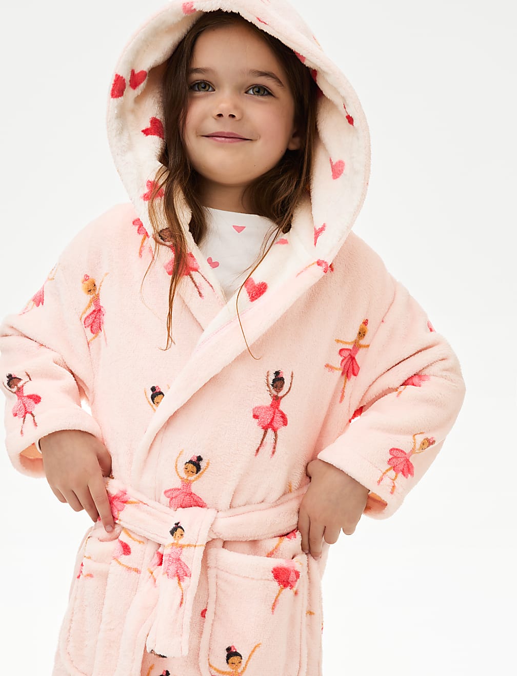 Ballerina Fleece Dressing Gown (1-8 Yrs)
