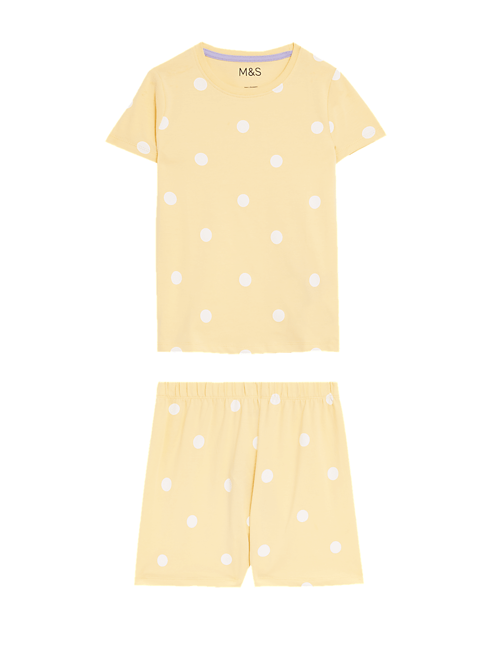 Cotton Rich Polka Dot Short Pyjama Set