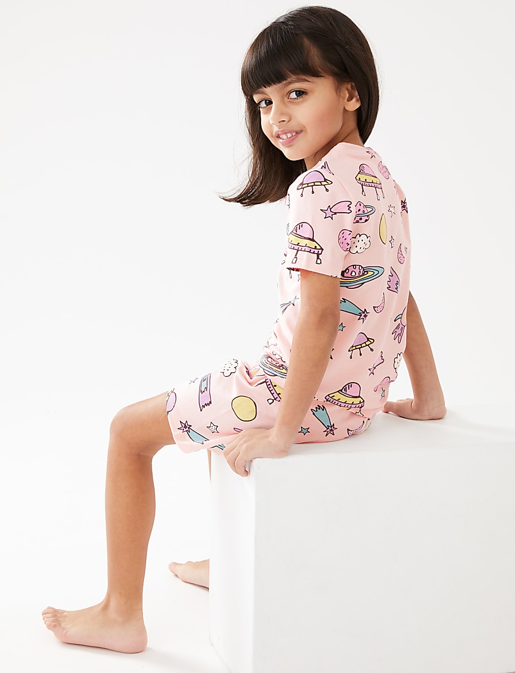 Cotton Rich Space Short Pyjamas (12 Mths - 7 Yrs)