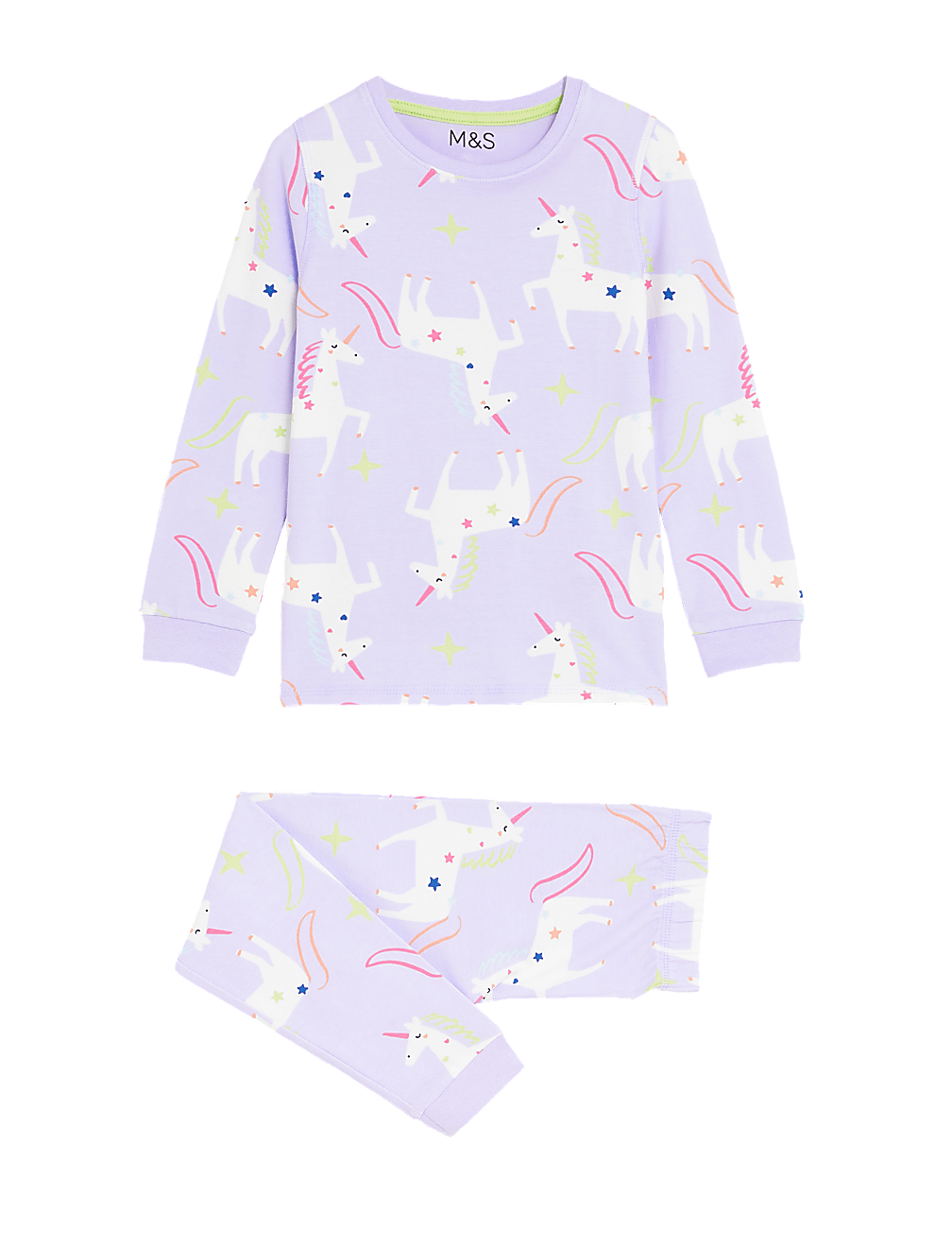Cotton Rich Unicorn Pyjamas (1-8 Yrs)