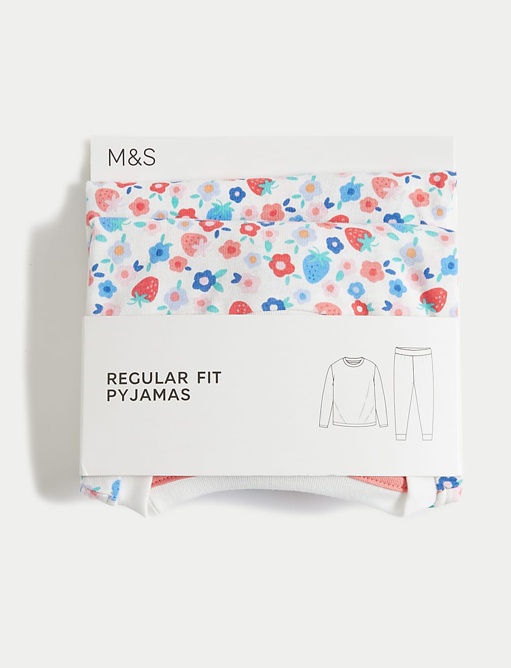 Pure Cotton Printed Pyjamas (1-8 Yrs)