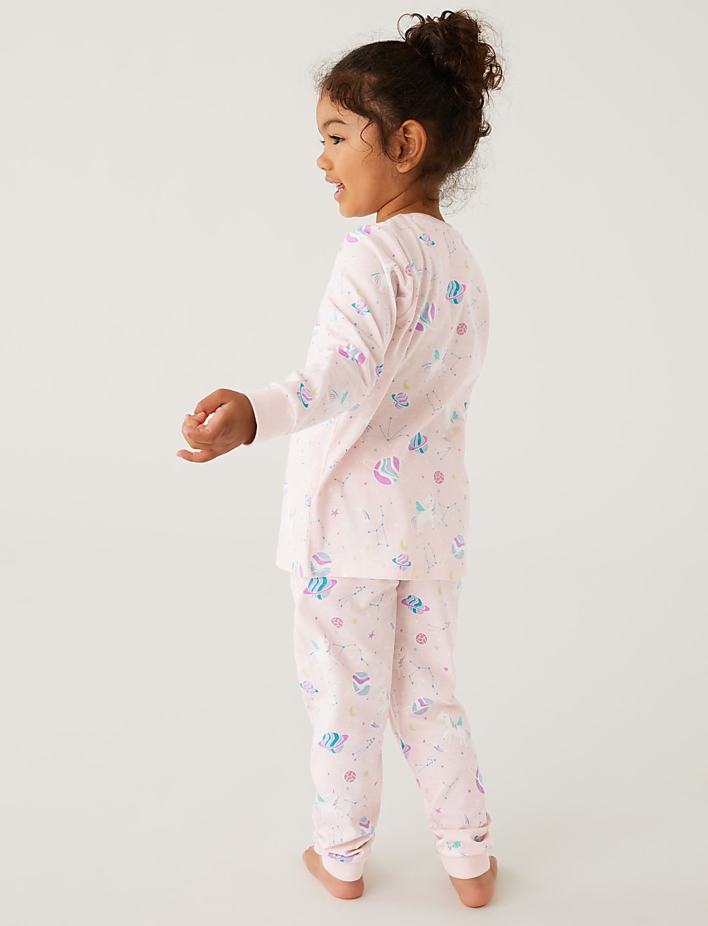 Pure Cotton Glow in the Dark Unicorn Pyjamas (1-8 Yrs)