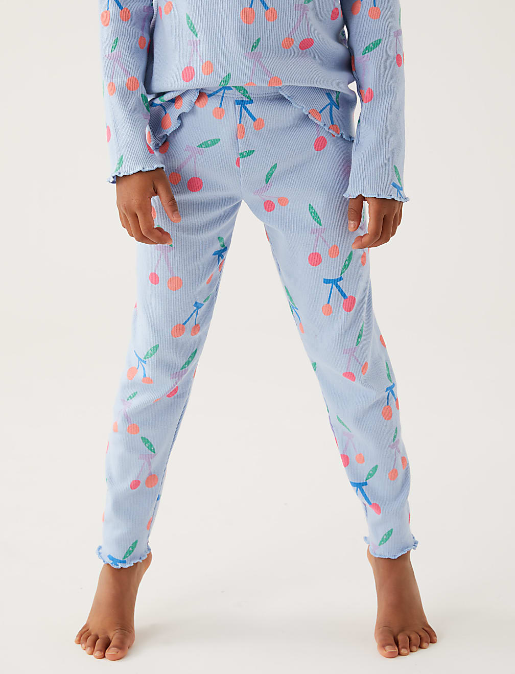 Cotton Rich Cherry Print Pyjamas