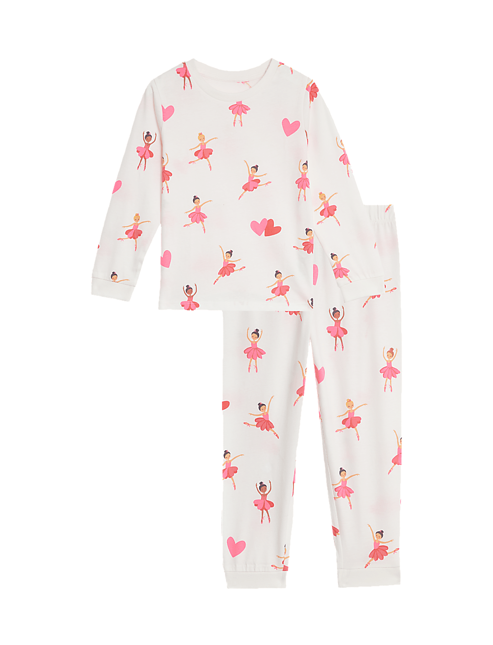 Pure Cotton Ballerina Pyjamas (12 Mths - 8 Yrs)