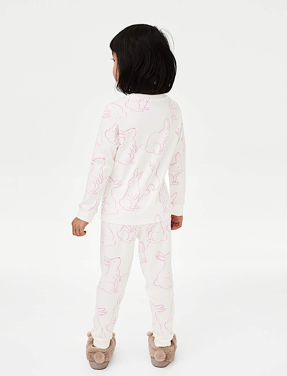 Pure Cotton Bunny Pyjamas (1-8 Yrs)