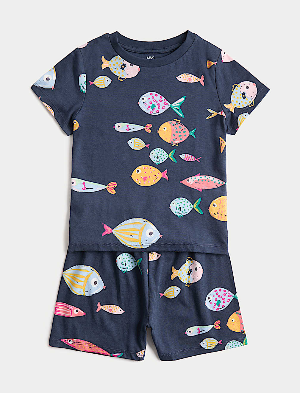 Pure Cotton Fish Pyjamas (1-8 Yrs)