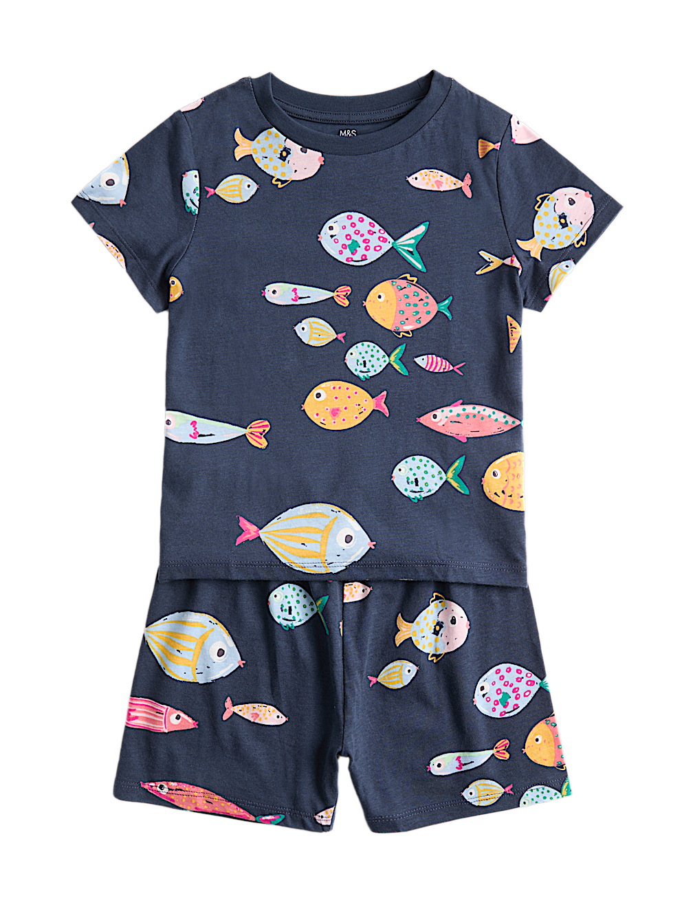 Pure Cotton Fish Pyjamas (1-8 Yrs)