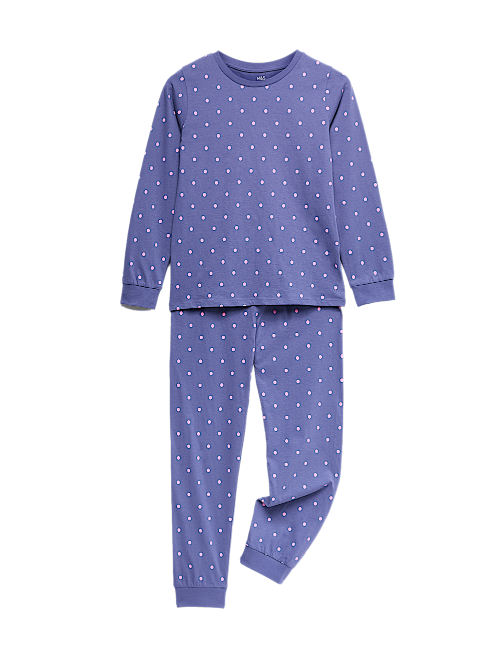Pure Cotton Patterned Pyjamas (1-16 Yrs)