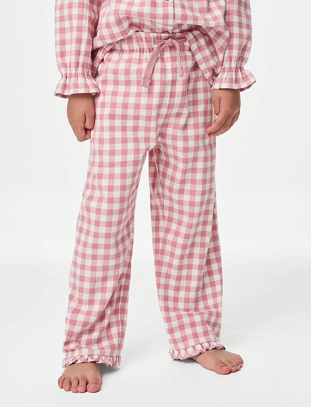 Pure Cotton Checked Pyjamas (1-8 Yrs)