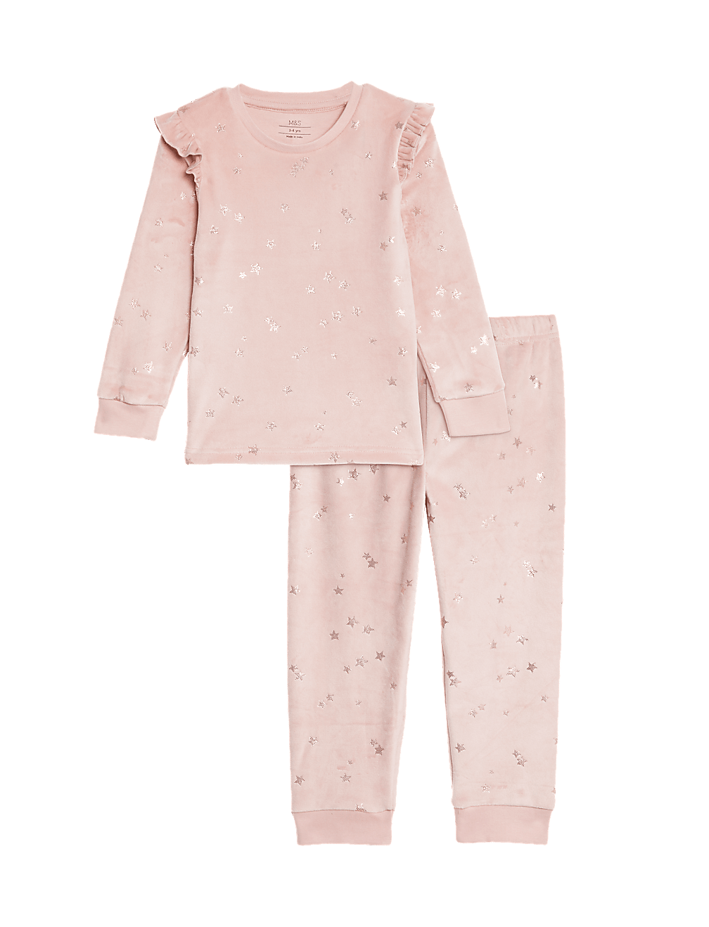 Buy Velour Star Pyjamas 1 8 Yrs at Marks Spencer