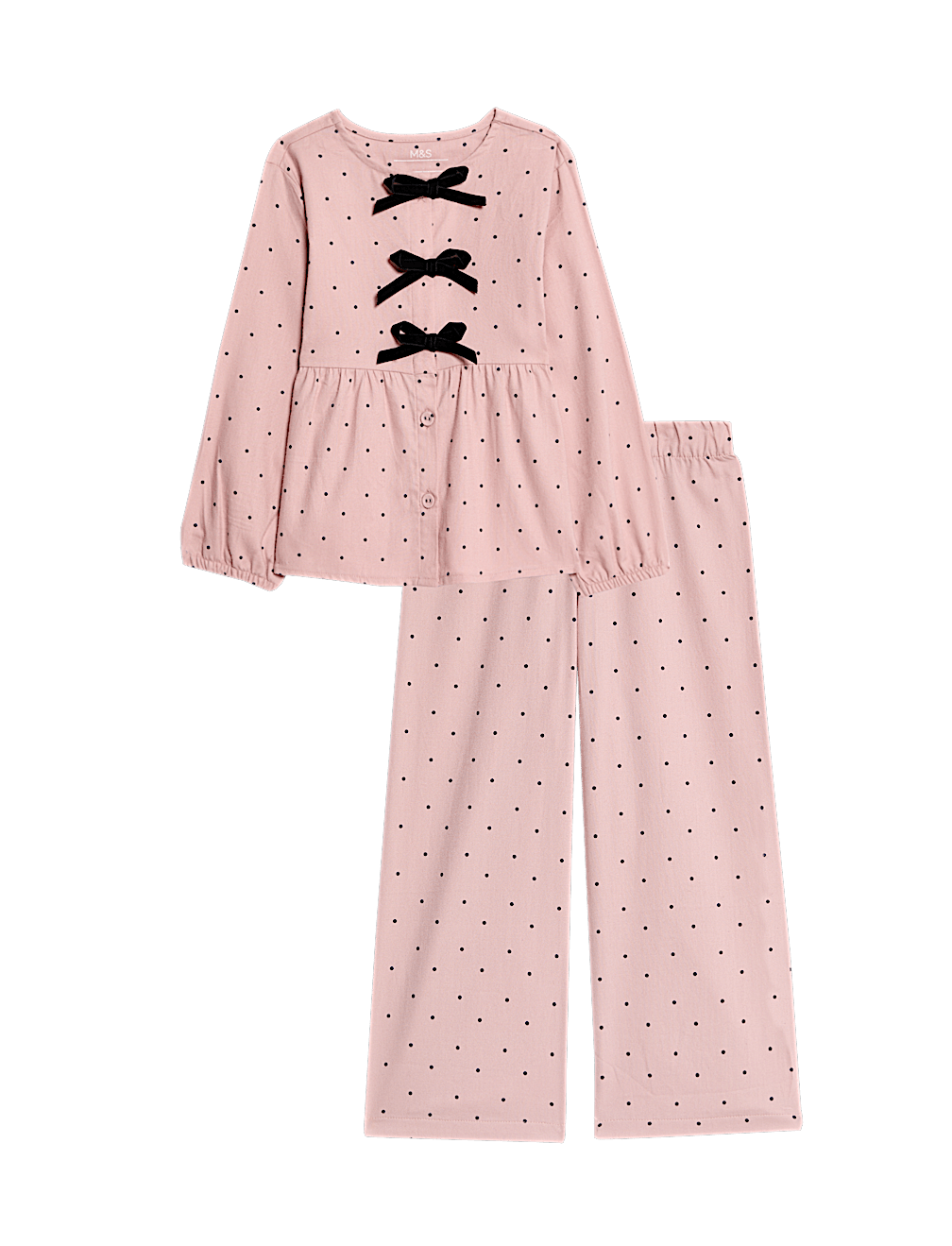 Pure Cotton Spotted Pyjamas (12 Mths - 8 Yrs)