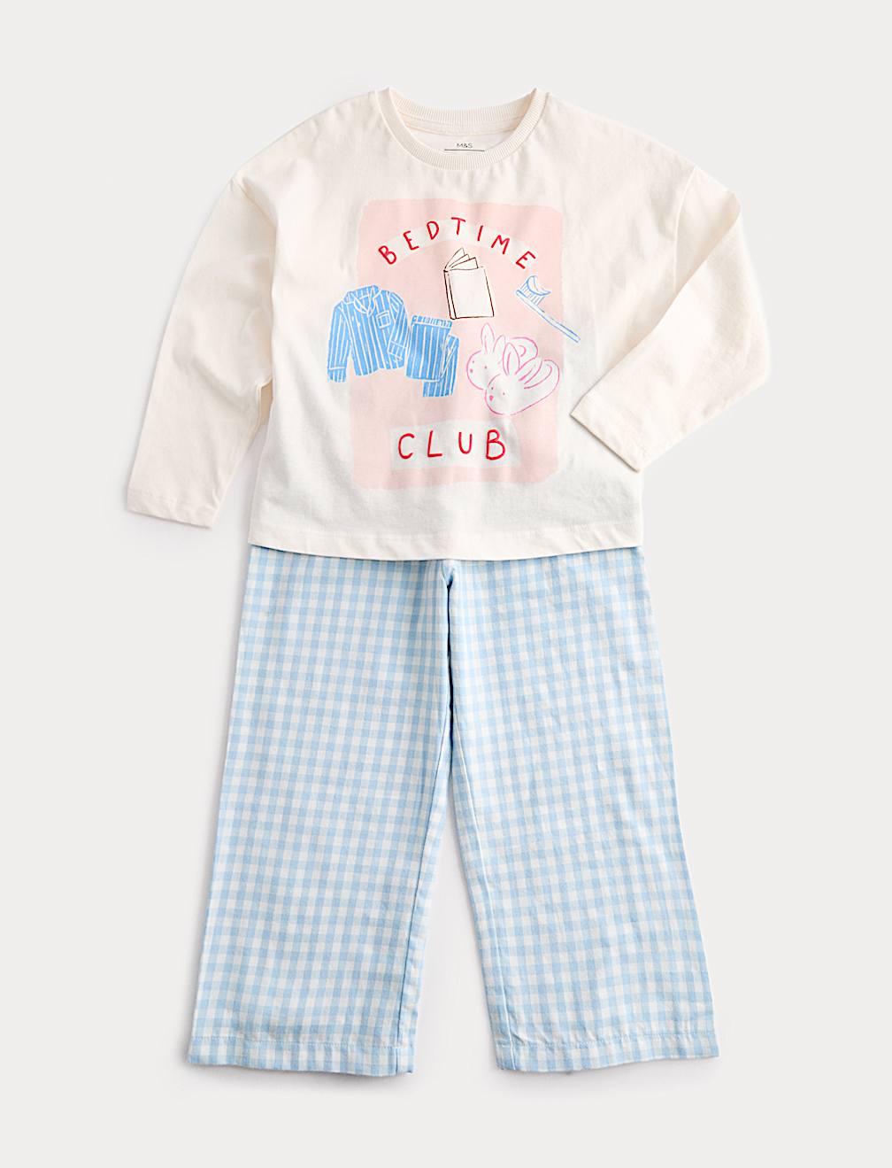 Pure Cotton Bedtime Graphic Pyjamas (1-8 Yrs)