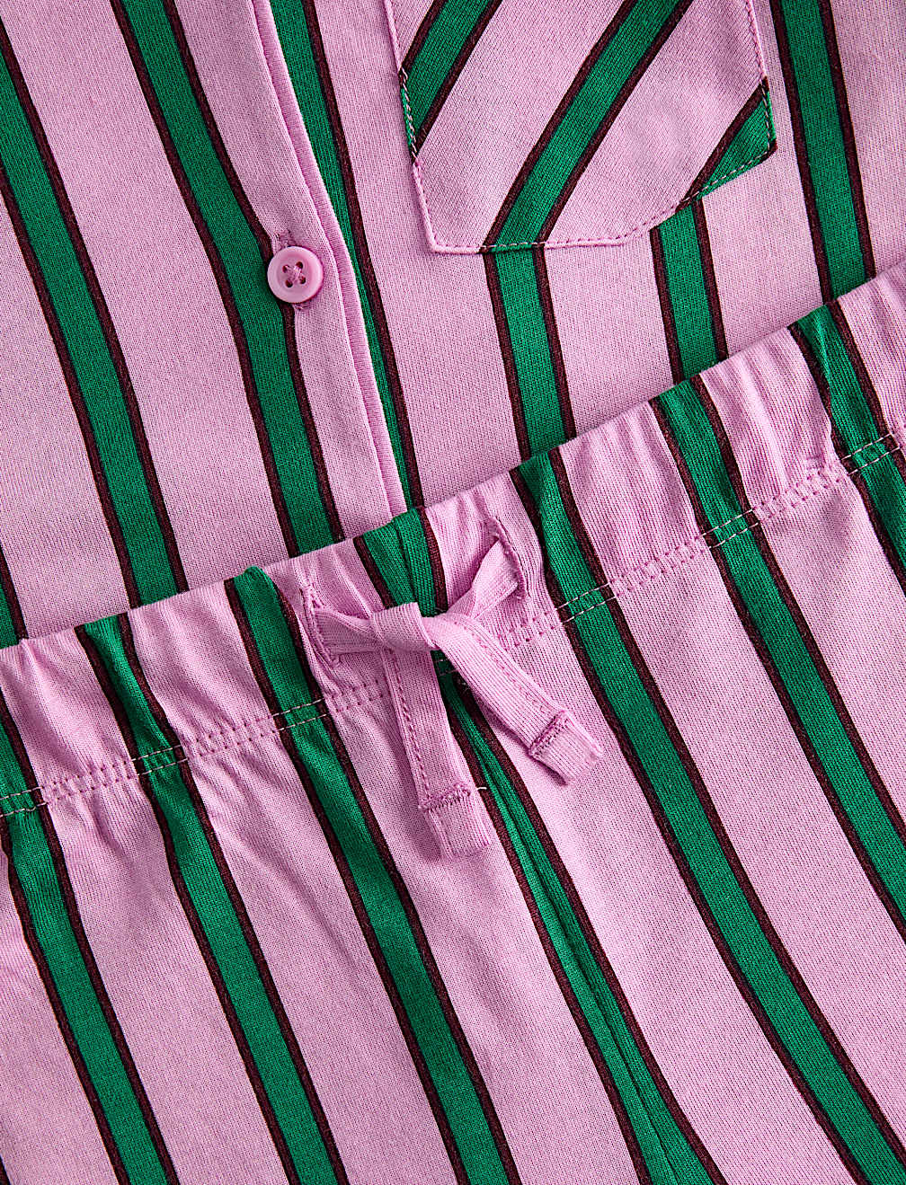 Pure Cotton Striped Pyjamas (1-8 Yrs)