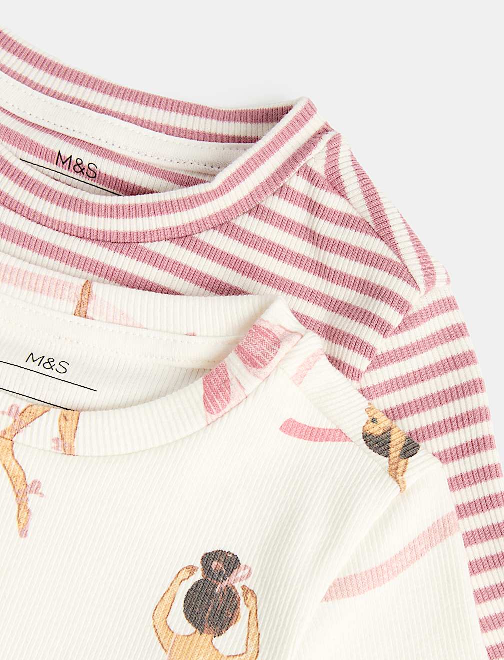 2 Pack Cotton Rich Pyjama Sets (1-8 Yrs)