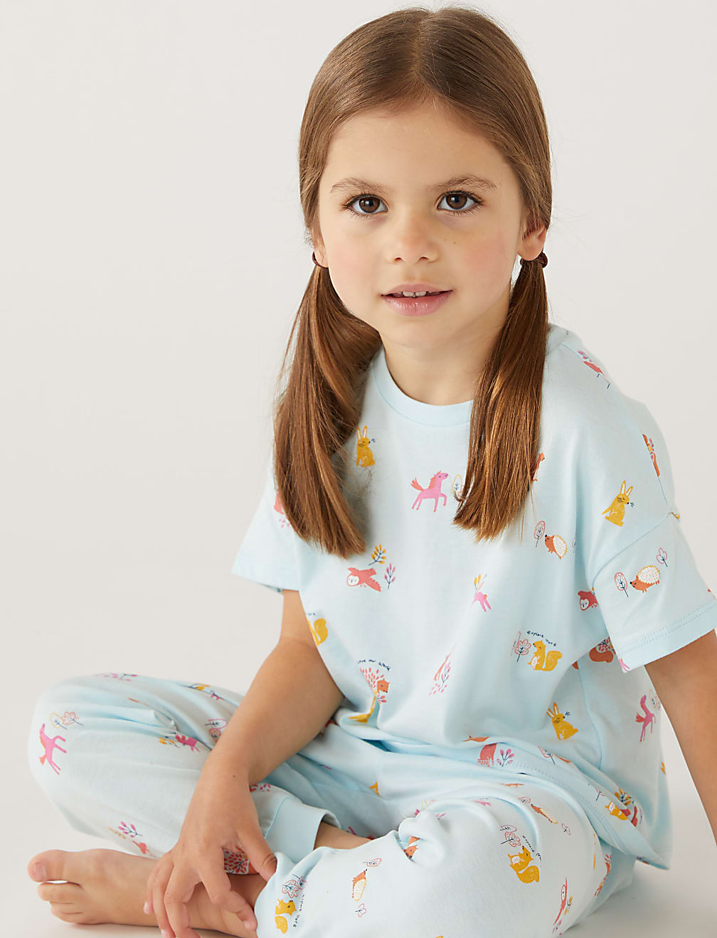 2pk Pure Cotton Bunny Pyjama Sets