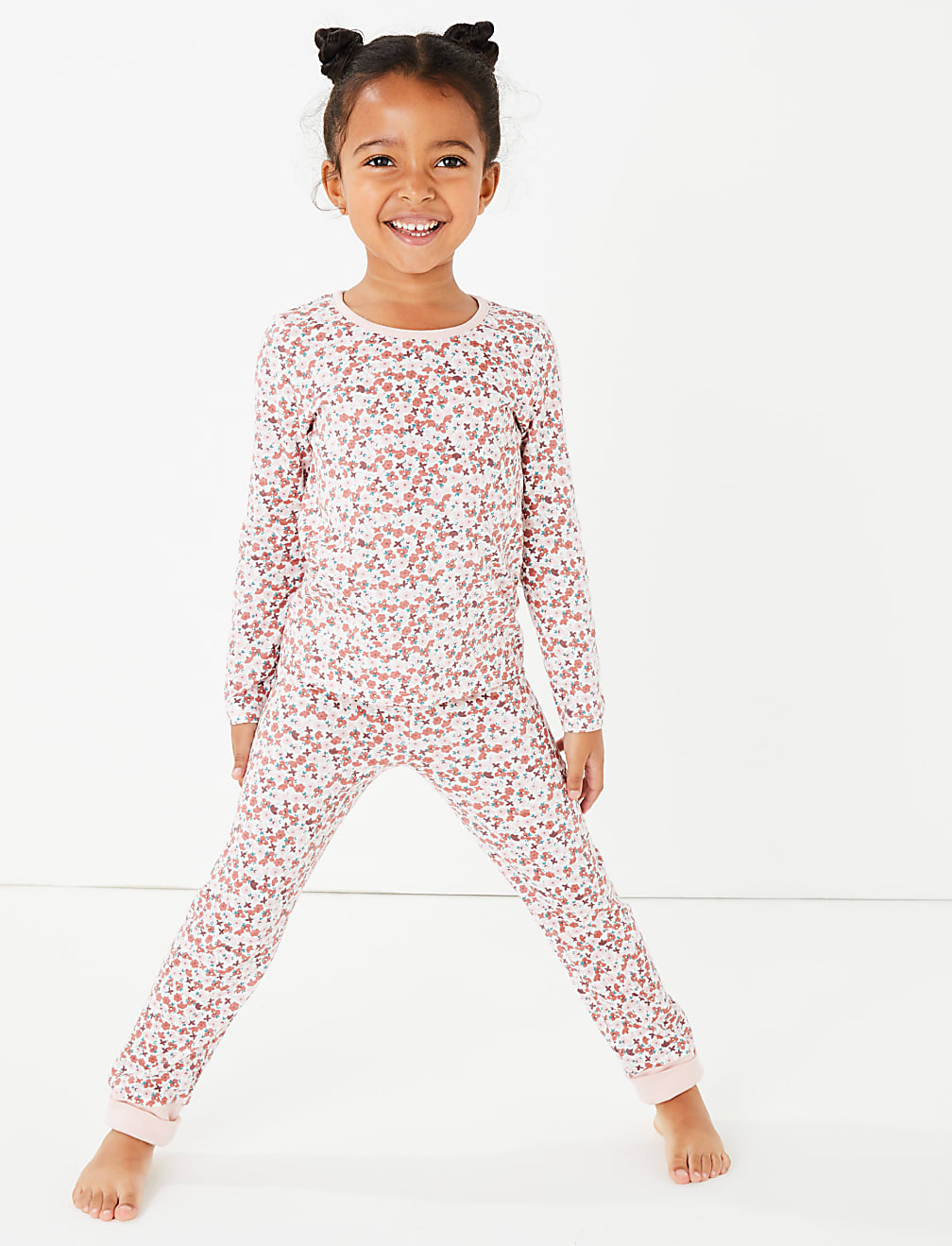 3 Pack Cotton Floral Print Pyjama Sets