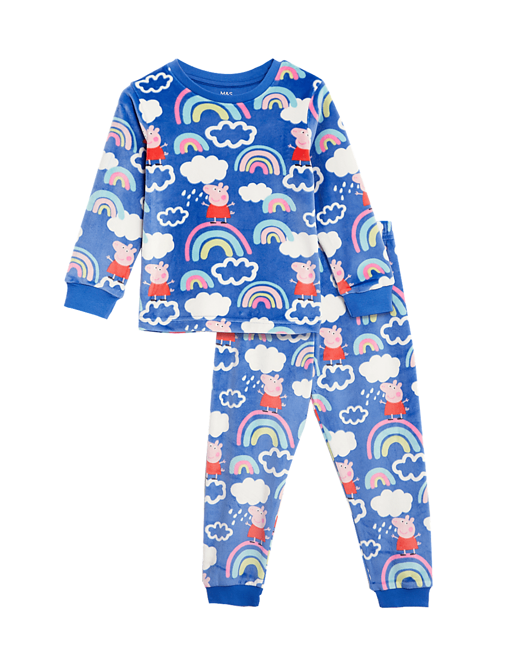 Peppa Pig™ Velour Pyjamas (1-7 Yrs)