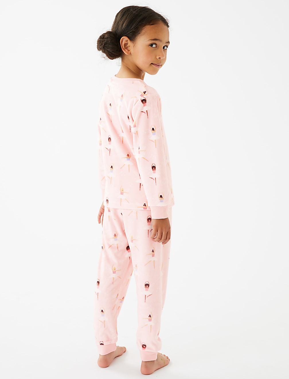 Velour Ballerina Pyjamas (1-7 Yrs)