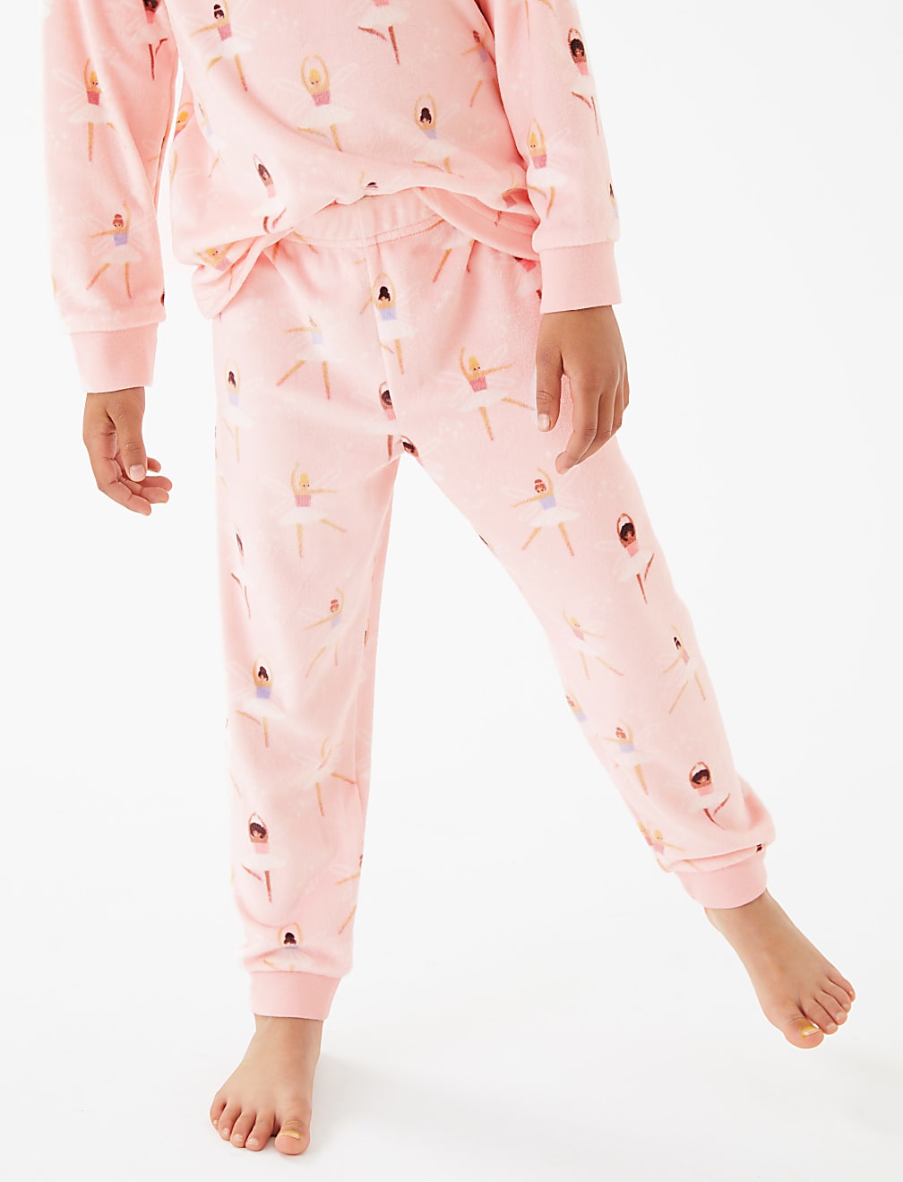 Velour Ballerina Pyjamas (1-7 Yrs)
