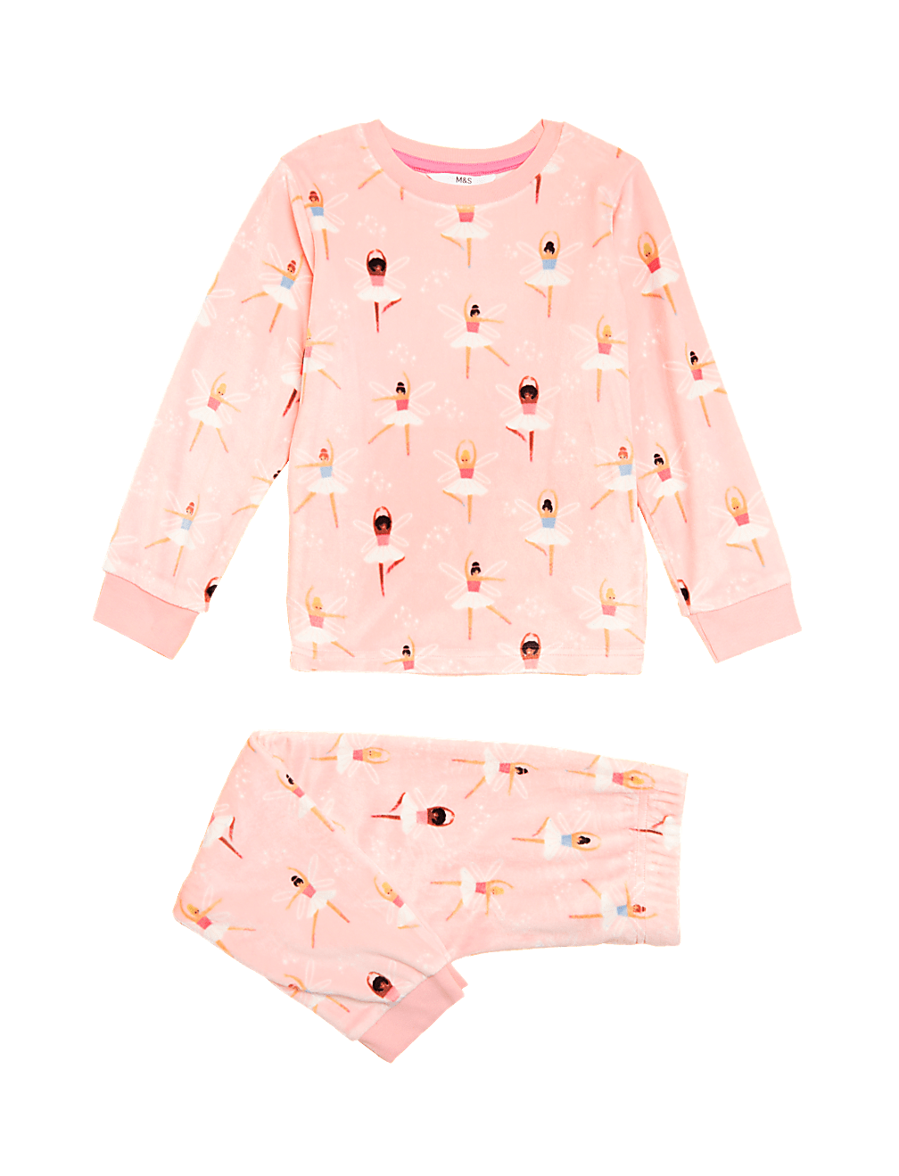 Velour Ballerina Pyjamas (1-7 Yrs)