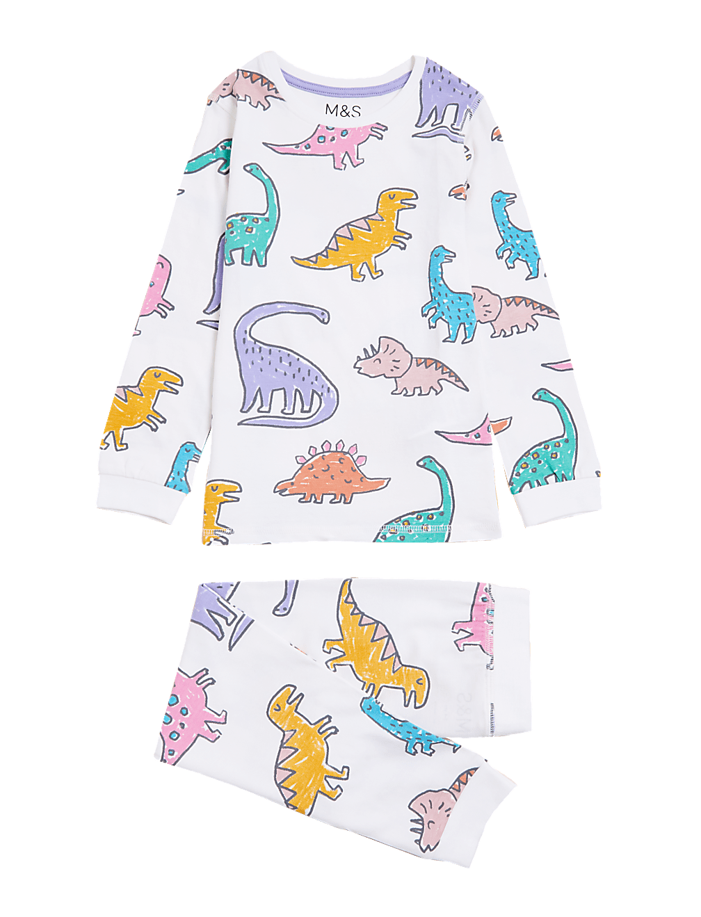 Cotton Rich Dinosaur Pyjamas (1-7 Yrs)