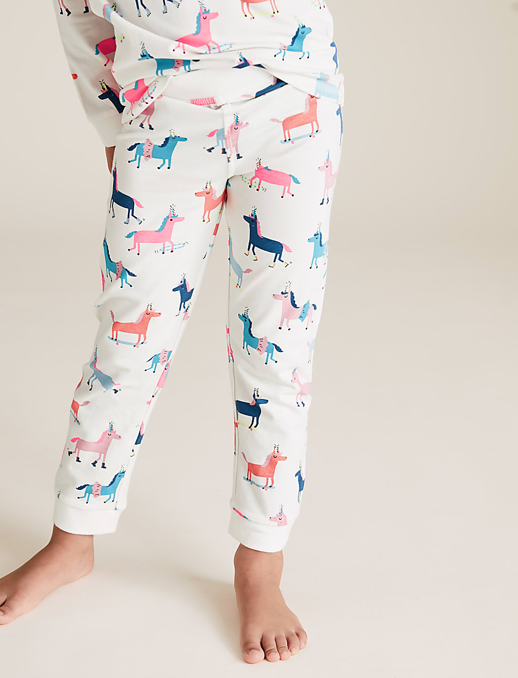 Cotton Rich Unicorn Print Pyjama Set
