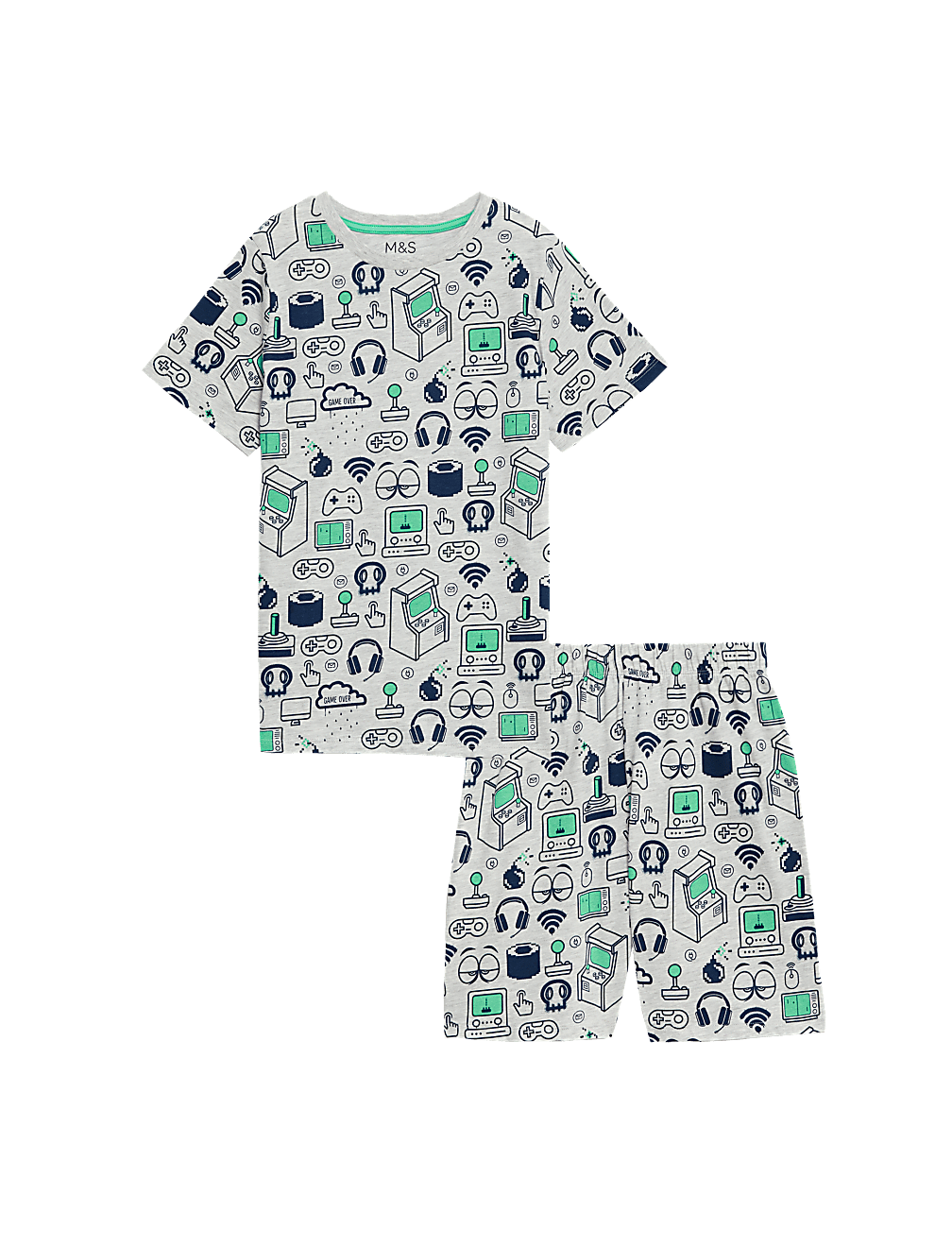 Cotton Rich Gaming Pyjamas (7-14 Yrs)
