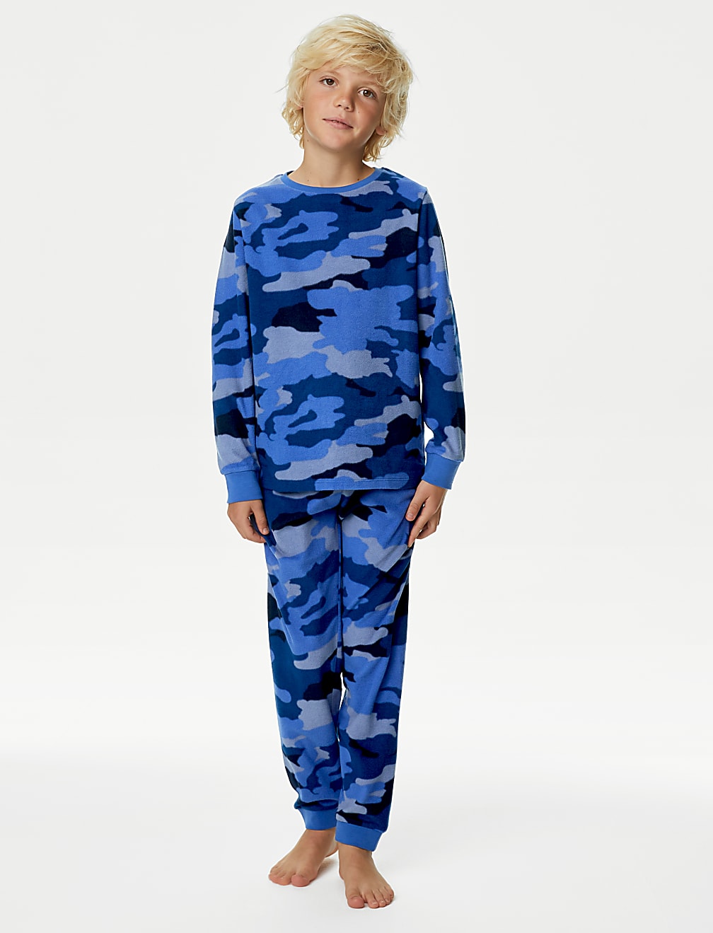 Camouflage pajamas top