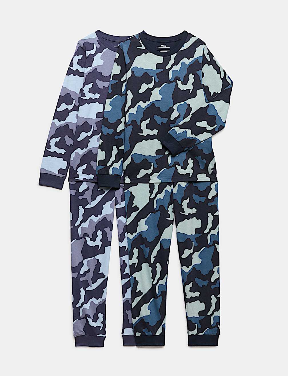 2 Pack Camouflage Pyjama Sets (12 Mths-16 Yrs)