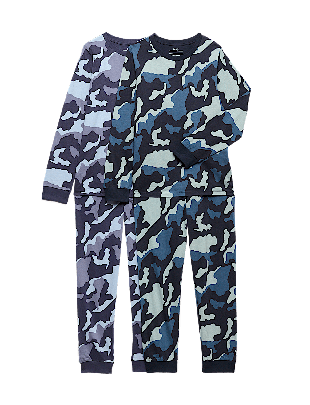2 Pack Camouflage Pyjama Sets (12 Mths-16 Yrs)