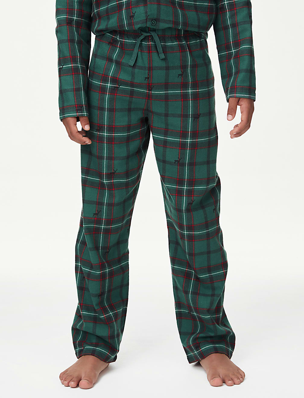 Pure Cotton Checked Pyjamas (1-16 Yrs)