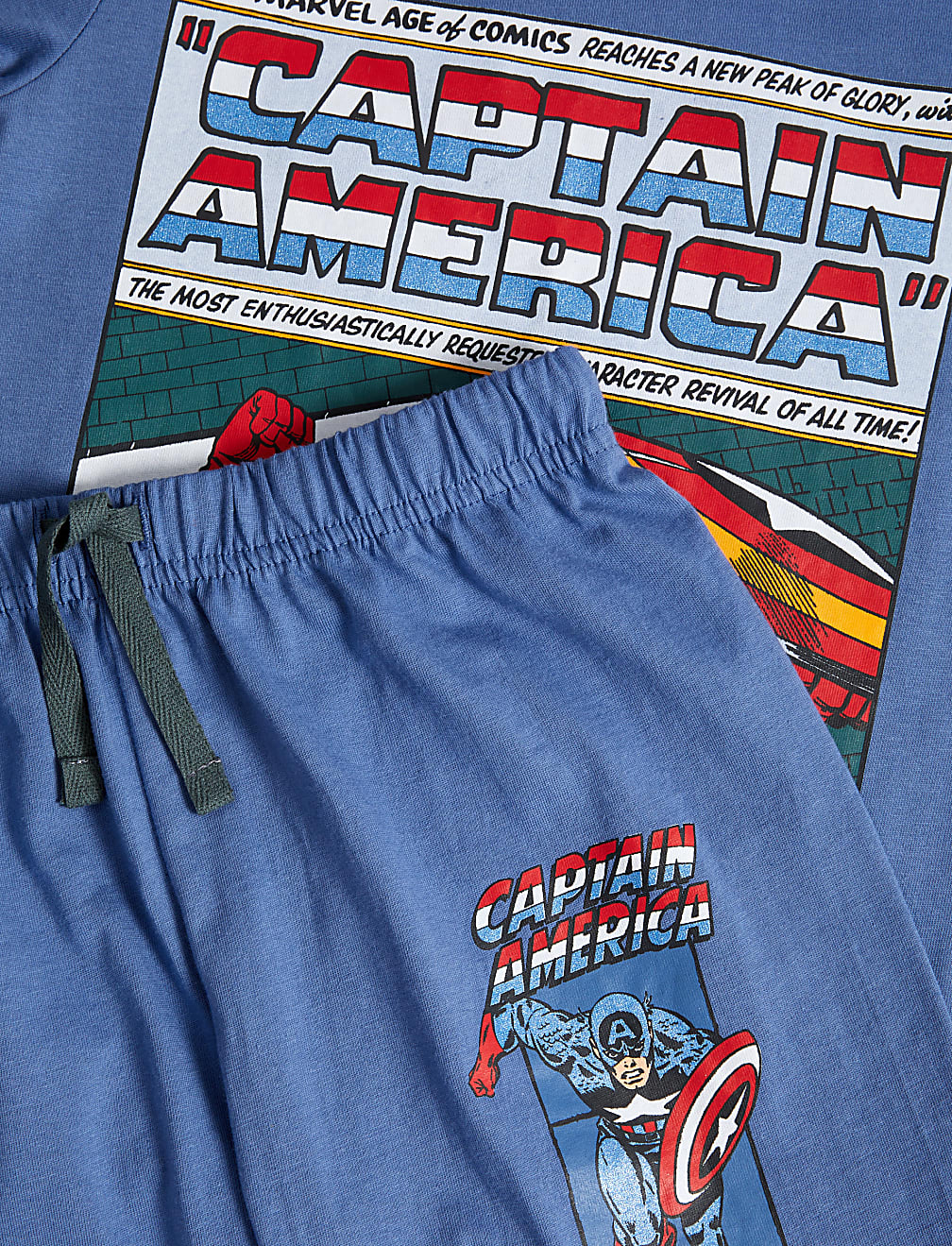 Captain America™ Short Pyjama Set (6-16 Yrs)
