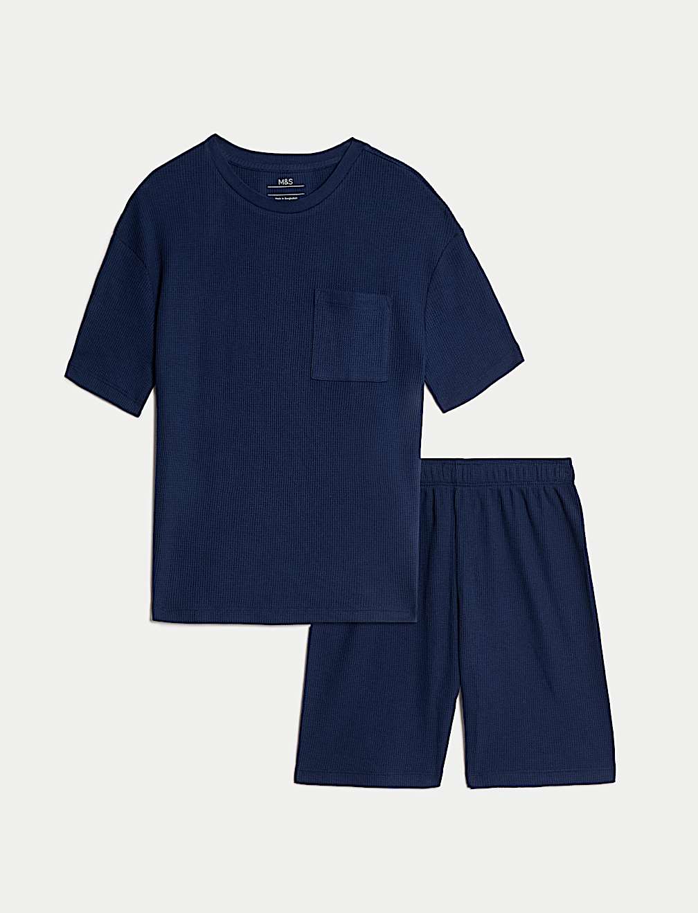 Cotton Blend Waffle Pyjamas (12 Mths-16 Yrs)