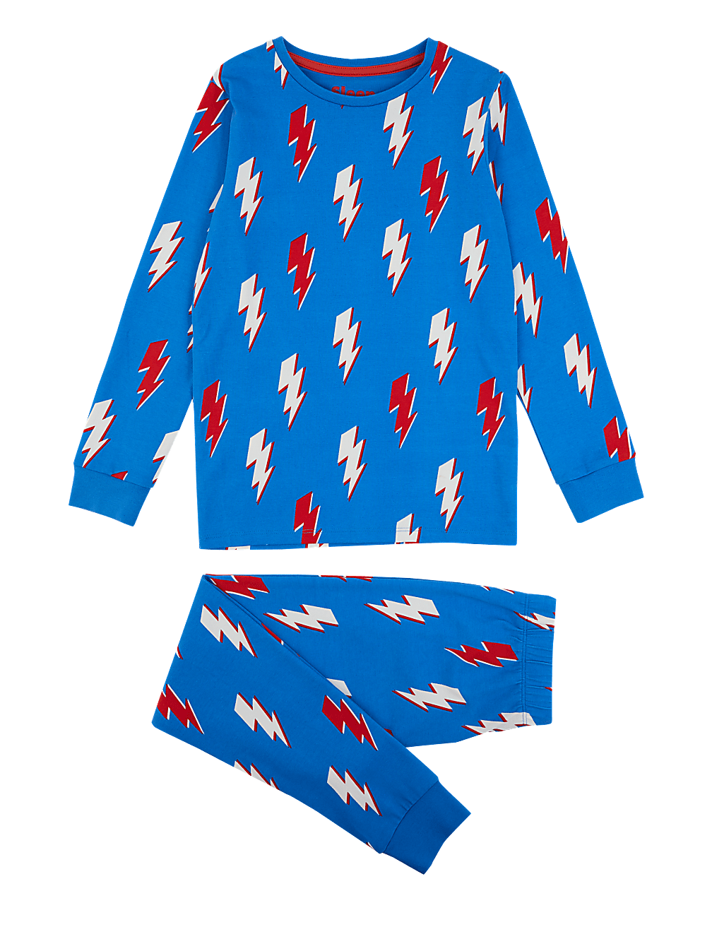 Cotton Rich Lightning Bolt Pyjama Set