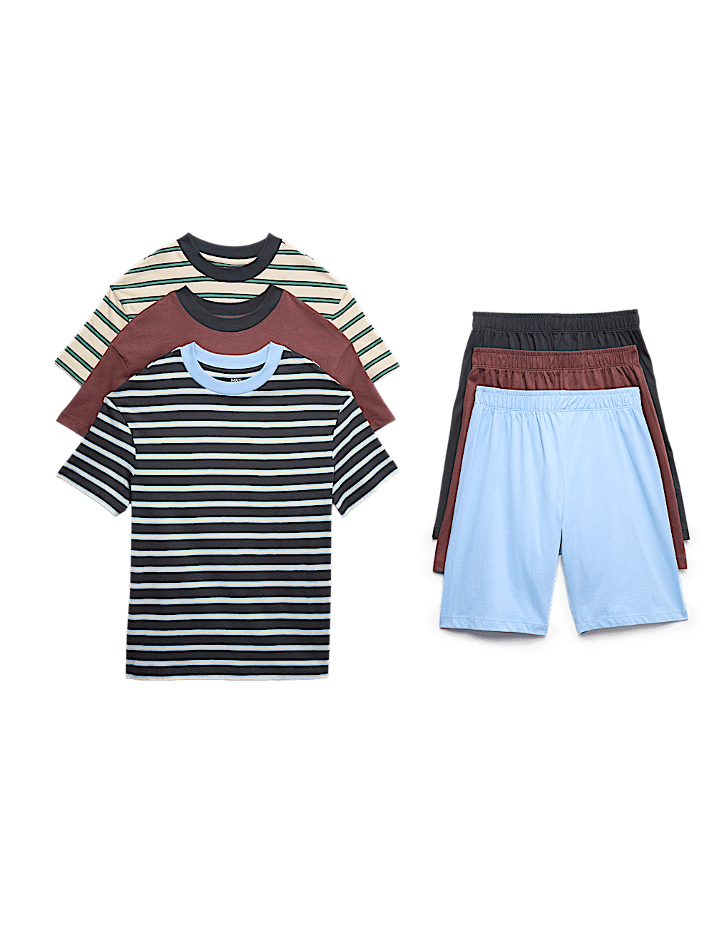 3pk Pure Cotton Striped Pyjama Sets (6-16 Yrs)
