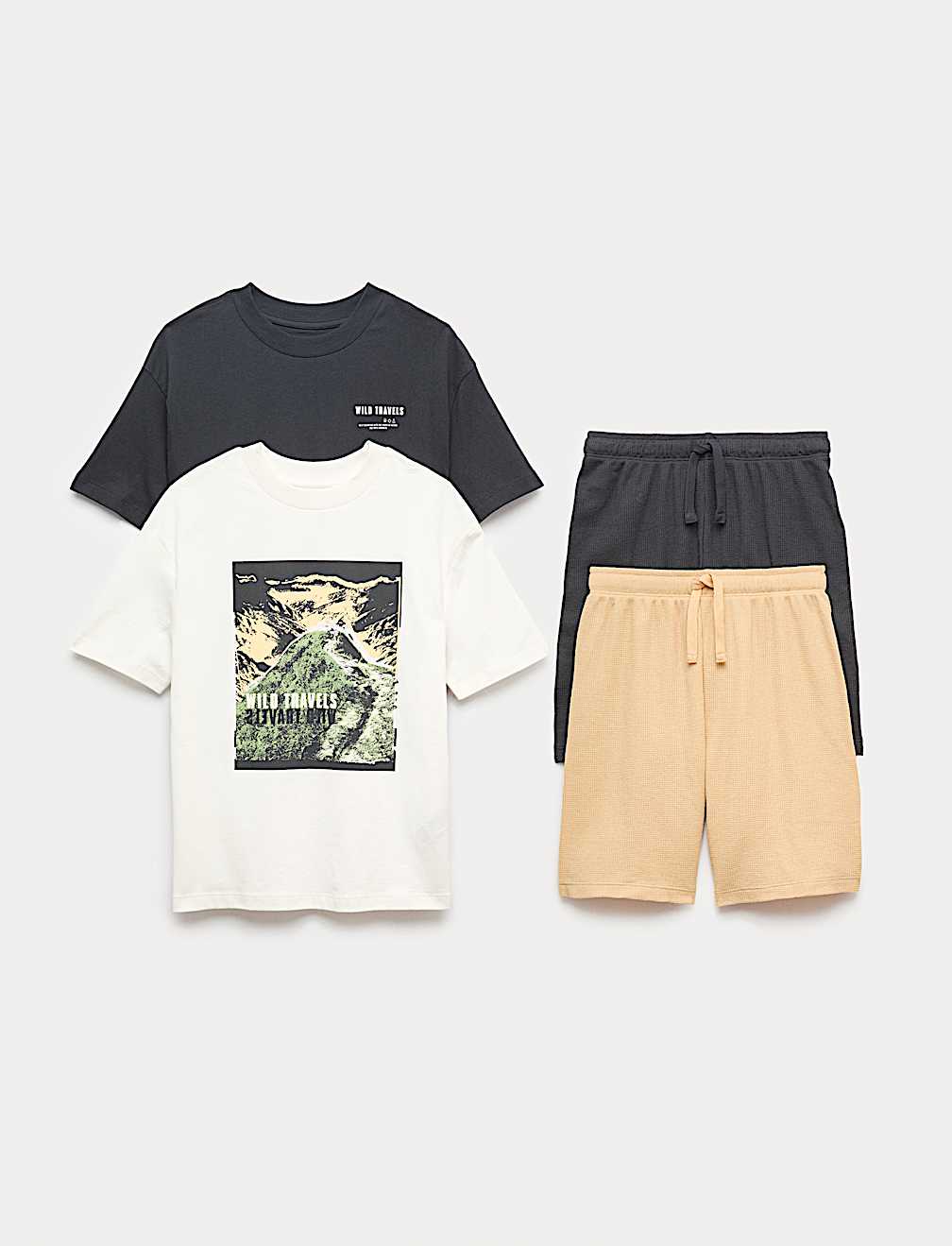 2pk Pure Cotton Pyjamas (6-16 Yrs)