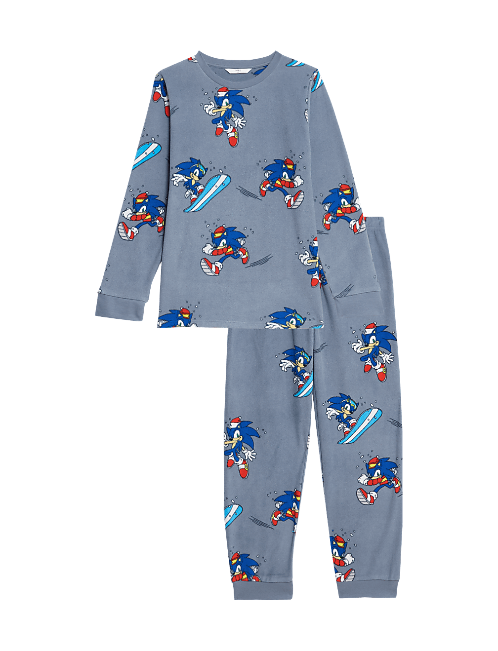 Christmas Fleece Sonic the Hedgehog™ Pyjamas (3-14 Yrs)