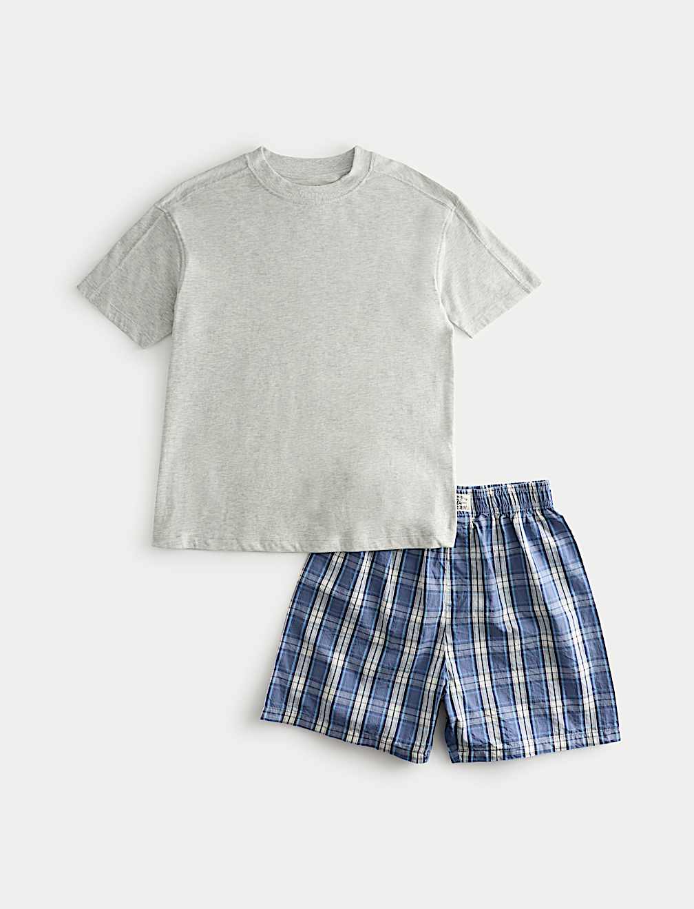 Pure Cotton Checked Short Pyjamas (6-16 Yrs)