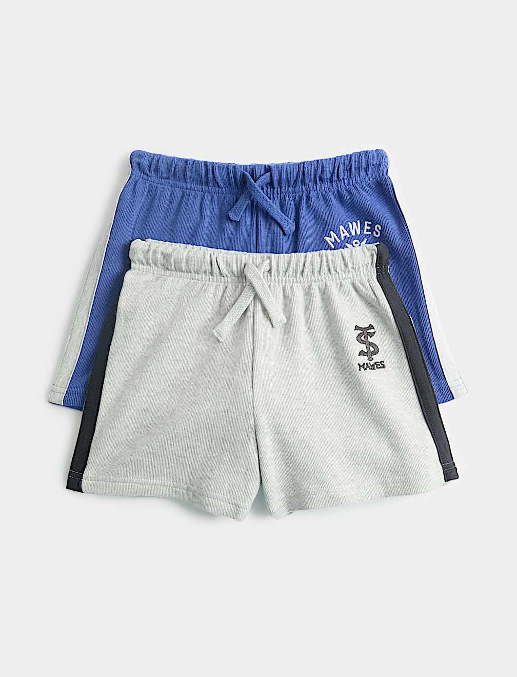 2 Pack Cotton Rich Pyjama Shorts (1-16 Yrs)