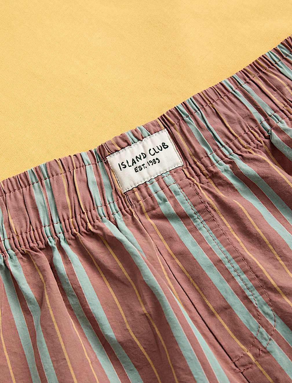 Graphic Striped Short Pyjamas (6-16 Yrs)