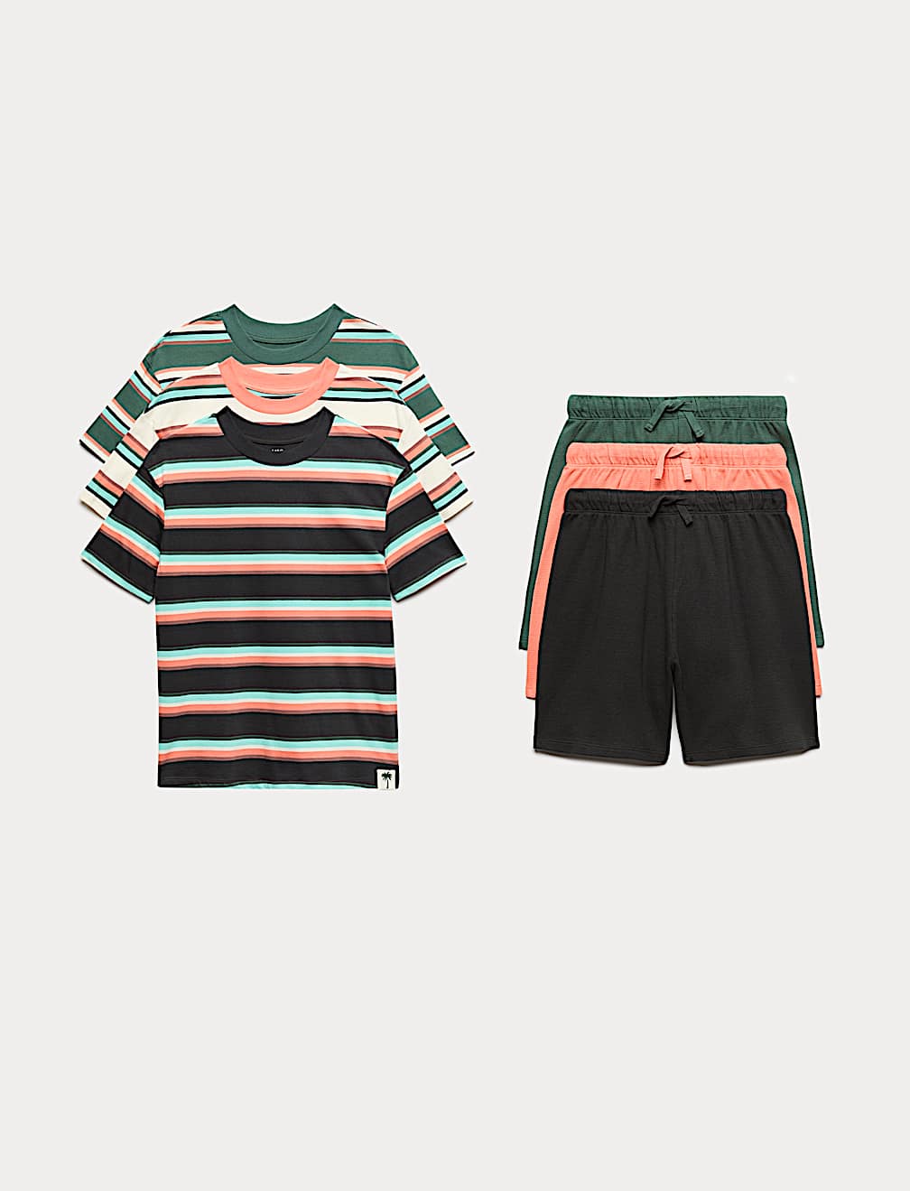 3 Pack Pure Cotton Pyjama Sets (6-16 Yrs)