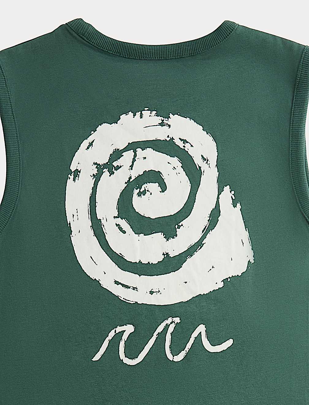 Cotton Rich Green Vest Pyjama Set (6-16 Yrs)